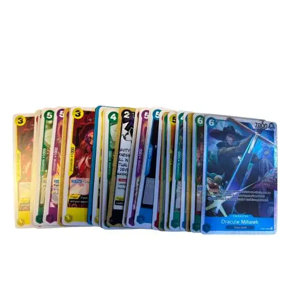 One Piece Trading Card Game Emperors in the New World 5 Rares & 45 Commons / Uncommons Lot of 50 Single Cards