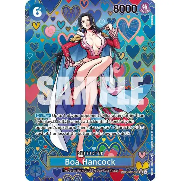One Piece Trading Card Game Emperors in the New World Super Rare Boa Hancock OP07-051 [SP]
