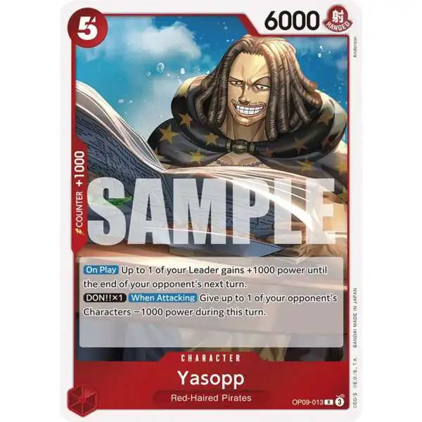 One Piece Trading Card Game Starter Deck 23 RED Shanks Single Card