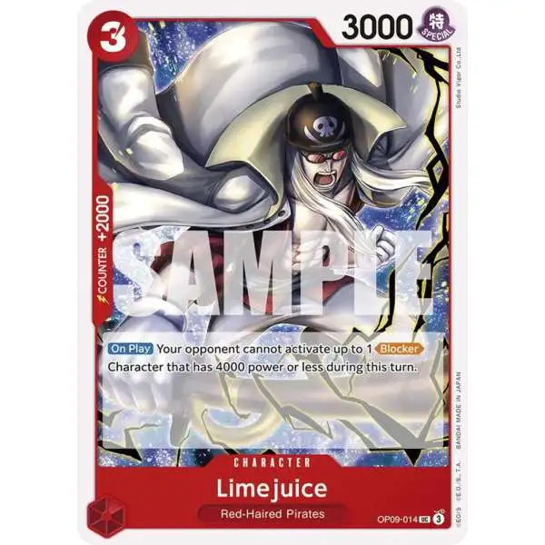 One Piece Trading Card Game Emperors in the New World Uncommon Limejuice OP09-014