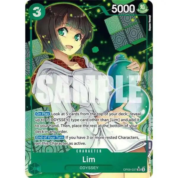 One Piece Trading Card Game Emperors in the New World Super Rare Lim OP09-037 [Parallel]