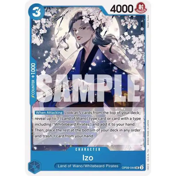 One Piece Trading Card Game Emperors in the New World Uncommon Izo OP09-044