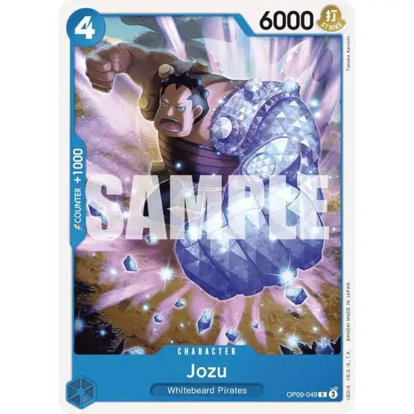 One Piece Trading Card Game Emperors in the New World Common Jozu OP09-049