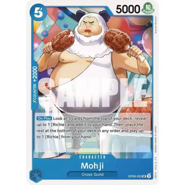 One Piece Trading Card Game Emperors in the New World Uncommon Mohji OP09-053