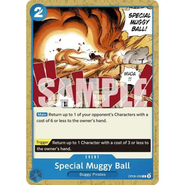 One Piece Trading Card Game Emperors in the New World Common Special Muggy Ball OP09-058