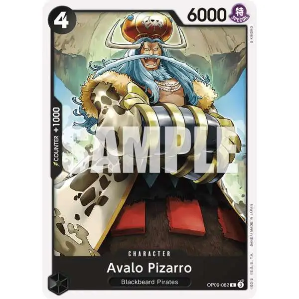One Piece Trading Card Game Emperors in the New World Common Avalo Pizarro OP09-082