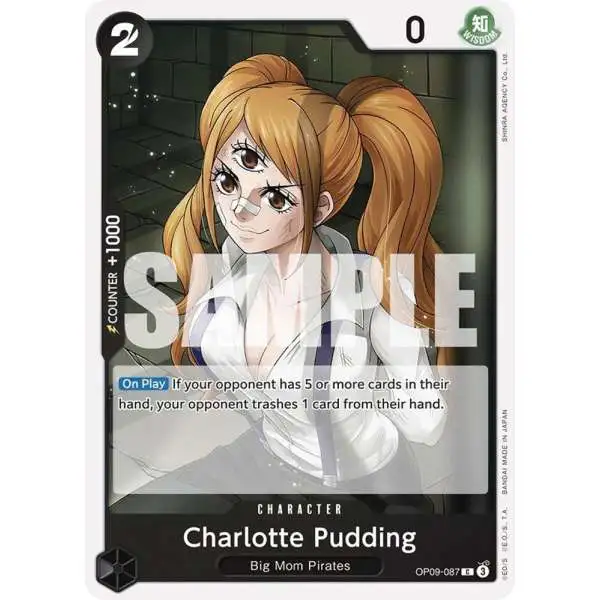 One Piece Trading Card Game Emperors in the New World Common Charlotte Pudding OP09-087