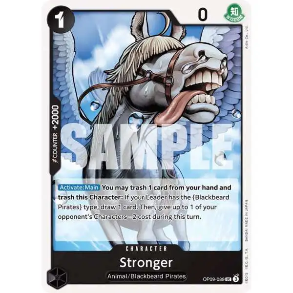 One Piece Trading Card Game Emperors in the New World Uncommon Stronger OP09-089