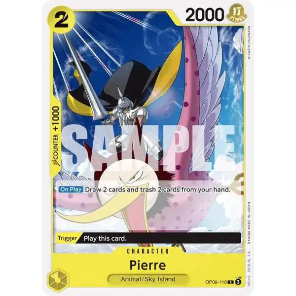 One Piece Trading Card Game Emperors in the New World Common Pierre OP09-110