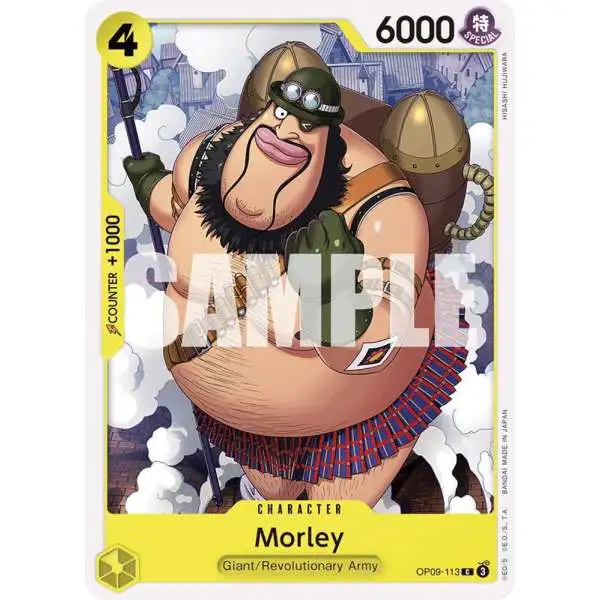 One Piece Trading Card Game Emperors in the New World Common Morley OP09-113