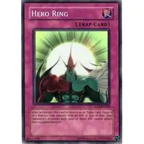 YuGiOh GX Trading Card Game Duel Academy Super Rare Hero Ring GX1-EN003