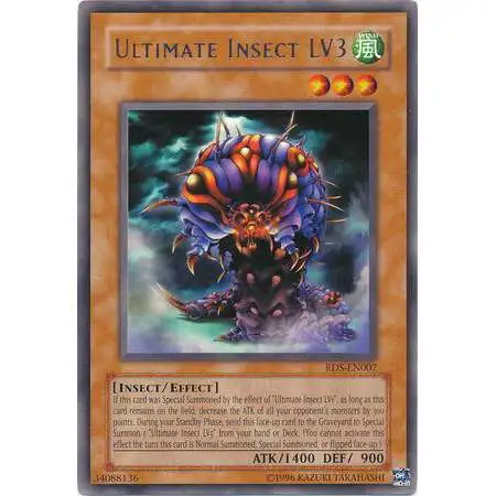 YuGiOh Rise of Destiny Rare Ultimate Insect LV3 RDS-EN007