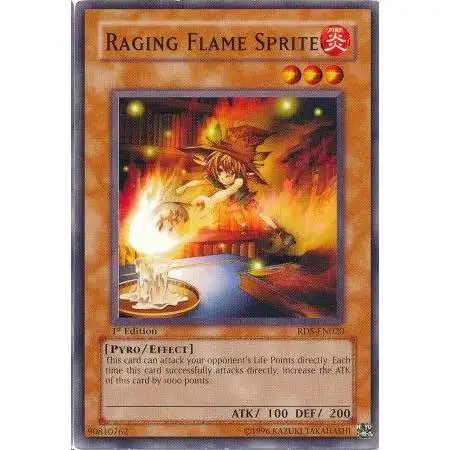 YuGiOh Rise of Destiny Common Raging Flame Sprite RDS-EN020