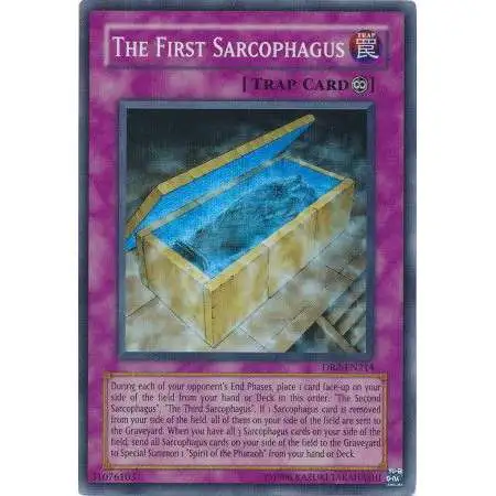 YuGiOh Dark Revelation 2 Super Rare The First Sarcophagus DR2-EN214