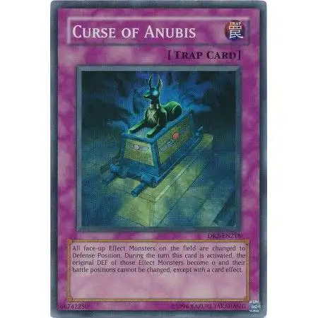 YuGiOh Dark Revelation 2 Super Rare Curse of Anubis DR2-EN218