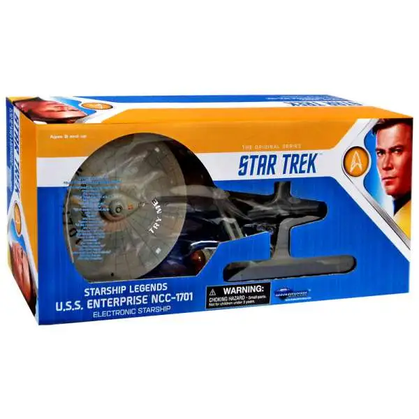 Star Trek The Original Series Starship Legends U.S.S Enterprise NCC-1701 Electronic Starship [HD Edition, 2018, Damaged Package]