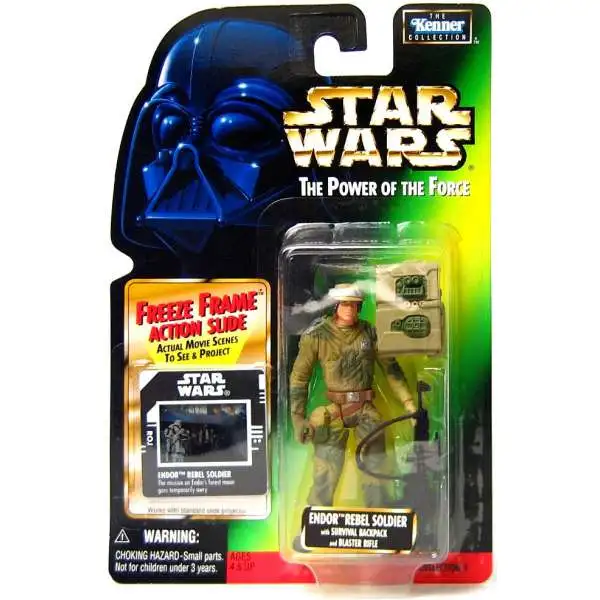 Star Wars Return of the Jedi Power of the Force POTF2 Kenner Collection Endor Rebel Soldier Action Figure