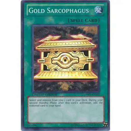 YuGiOh YuGiOh 5D's Duelist Revolution Special Edition Super Rare Gold Sarcophagus DREV-ENSE2