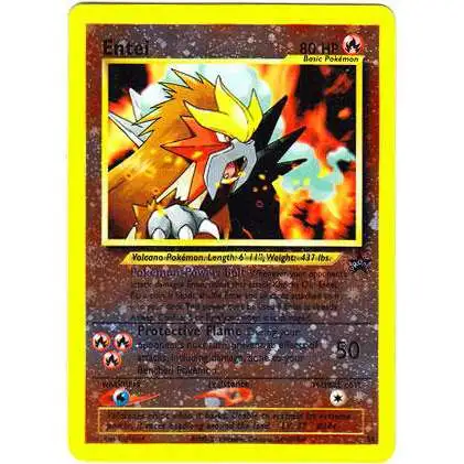 Pokemon Trading Card Game Rare Entei #34 [Reverse Holofoil] [Lightly Played]