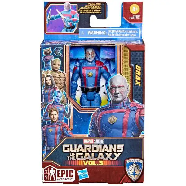 Marvel Guardians of the Galaxy Vol. 3 Epic Hero Series Drax Action Figure