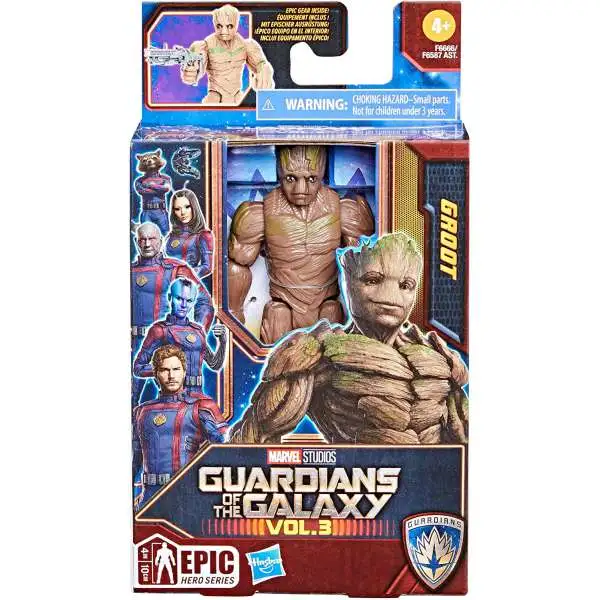 Marvel Guardians of the Galaxy Vol. 3 Epic Hero Series Groot Action Figure
