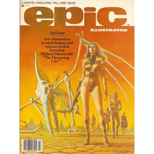 Marvel Comics Epic Illustrated Fall 1980 Magazine #3 [Very Fine]