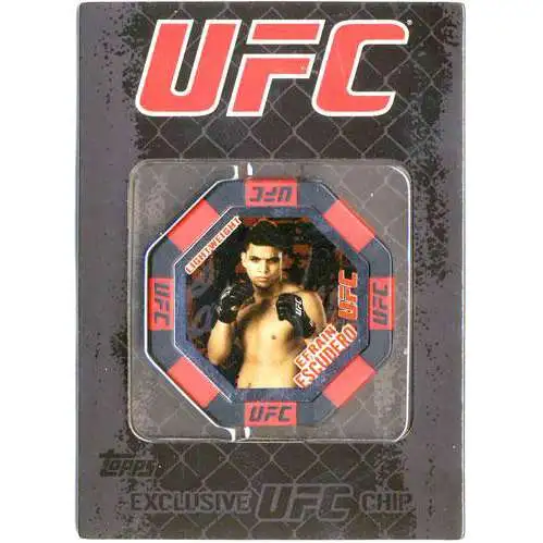 UFC Topps Main Event Efrain Escudero Exclusive Poker Chip #15