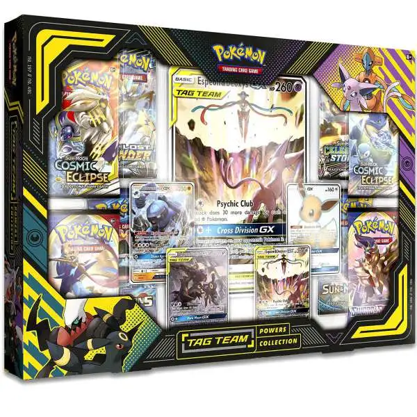 tag team pokemon cards pack Espeon Deoxys-GX Powers Collection 8 Booster Packs 7 Promo Pokemon USA as they are often valued by fans and collectors S-Chinese) Pokémon TCG: Tag Team