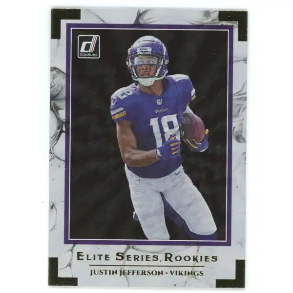 NFL 2020 Panini Donruss Elite Series Rookies Justin Jefferson ESR-JUJ [Rookie]