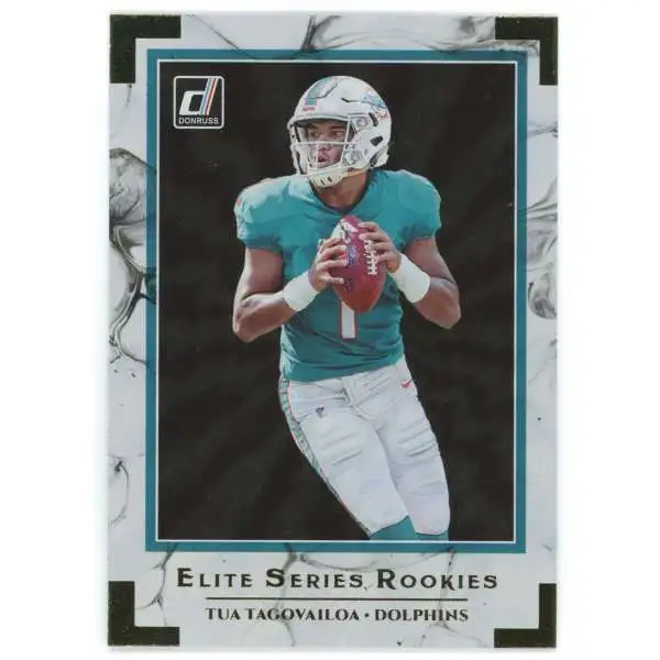 NFL 2020 Panini Donruss Gold Tua Tagovailoa ESR-TT [Elite Series Rookies]