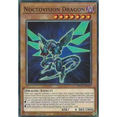 YuGiOh Eternity Code Common Noctovision Dragon ETCO-EN007
