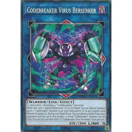 YuGiOh Eternity Code Common Codebreaker Virus Berserker ETCO-EN051