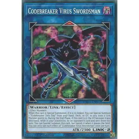 YuGiOh Eternity Code Common Codebreaker Virus Swordsman ETCO-EN052