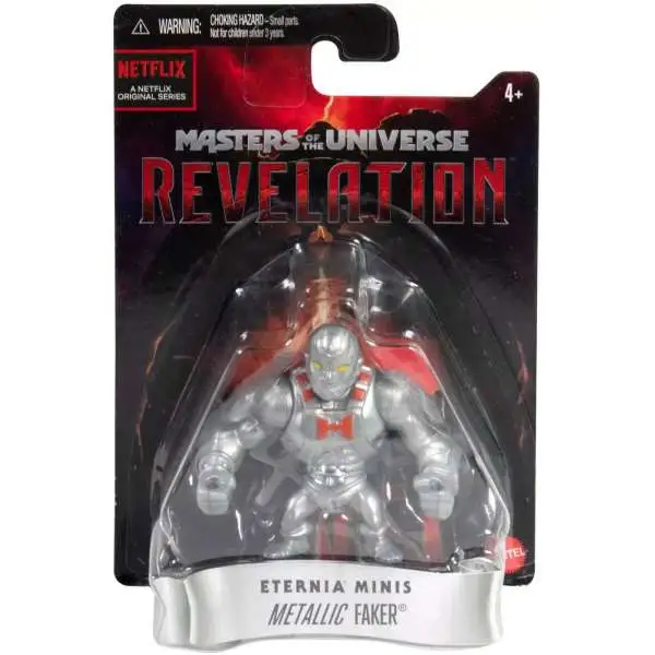 Masters of the Universe Revelation Eternia Minis Metallic Faker 2-Inch Mini figure