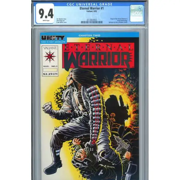 Valiant Comics Eternal Warrior #1 1992 Comic Book [CGC 9.4]