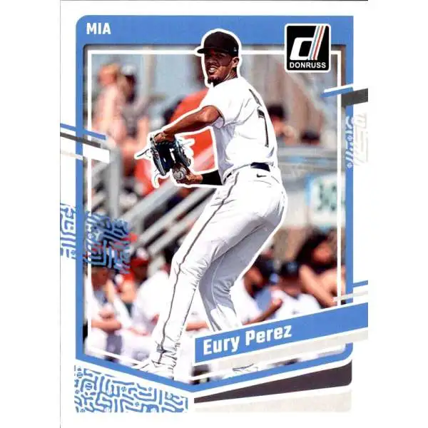 MLB Miami Marlins 2023 Donruss Baseball Eury Perez #105 [Rated Rookie]