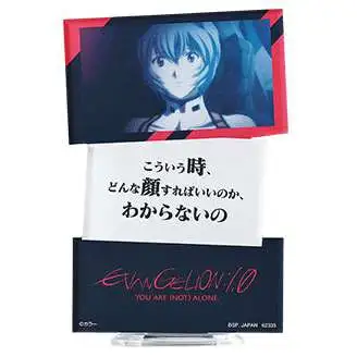 Neon Genesis Evangelion Ichibankuji Evangelion - EVA Pilots Assemble Rei Ayanami Memorial Plate [Lottery Prize F]