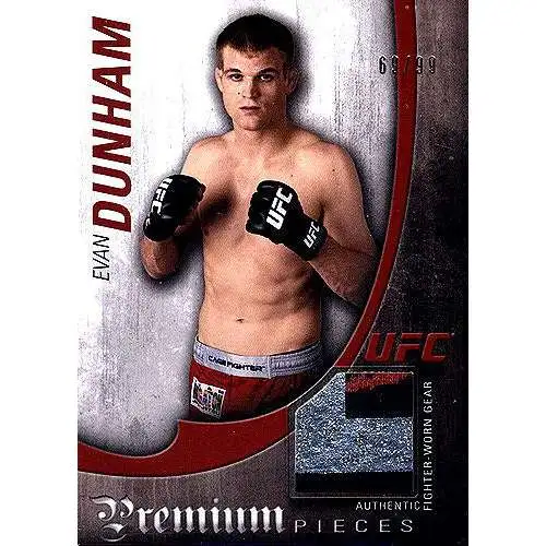 Topps UFC 2010 Knockout Premium Relic Evan Dunham PP-ED