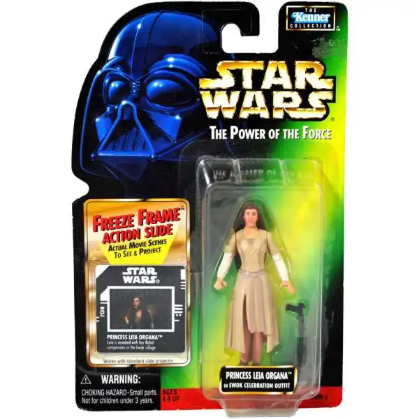 Star Wars Return of the Jedi Power of the Force POTF2 Kenner Collection Princess Leia Organa Action Figure [Ewok Celebration Outfit]