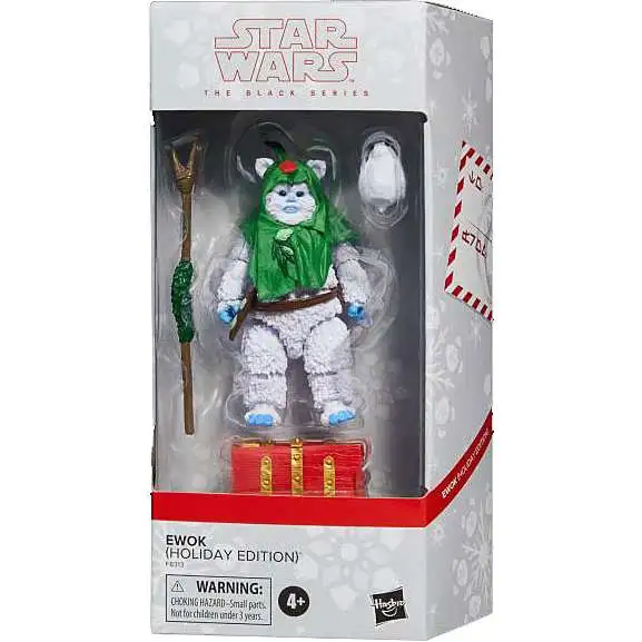 Star Wars Black Series Ewok Action Figure [Holiday Edition] (Pre-Order ships January)