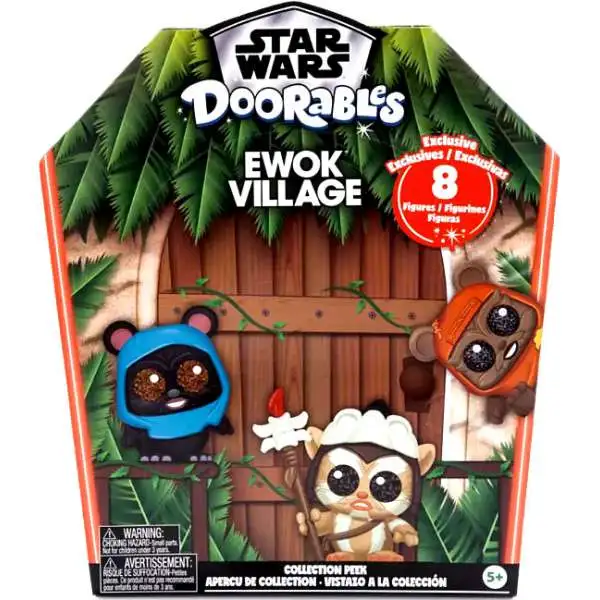 Disney Doorables Star Wars Ewok Village Exclusive Collection Peek [8 Figures]