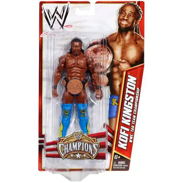 WWE Wrestling Champions Kofi Kingston Exclusive Action Figure [Damaged Package]