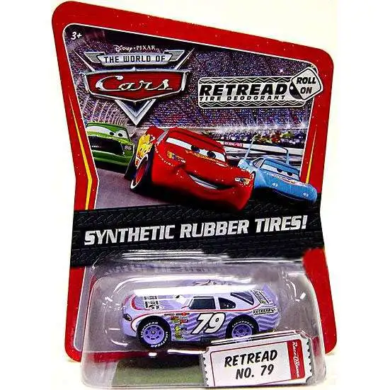 Disney / Pixar Cars The World of Cars Synthetic Rubber Tires Retread No. 79 Exclusive Diecast Car