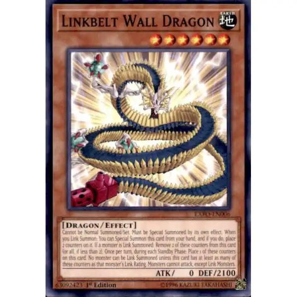 YuGiOh Trading Card Game Extreme Force Common Linkbelt Wall Dragon EXFO-EN006