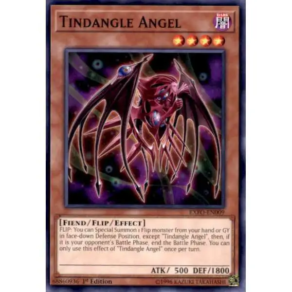 YuGiOh Trading Card Game Extreme Force Common Tindangle Angel EXFO-EN009