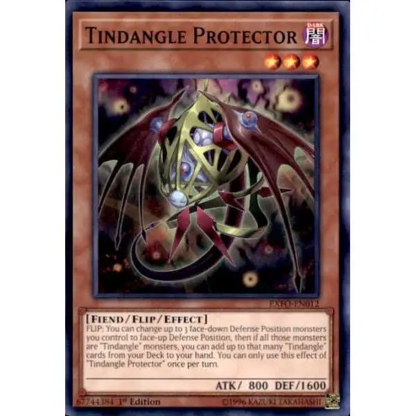 YuGiOh Trading Card Game Extreme Force Common Tindangle Protector EXFO-EN012