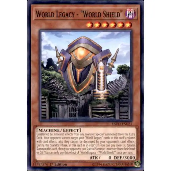YuGiOh Trading Card Game Extreme Force Common World Legacy - World Shield EXFO-EN021
