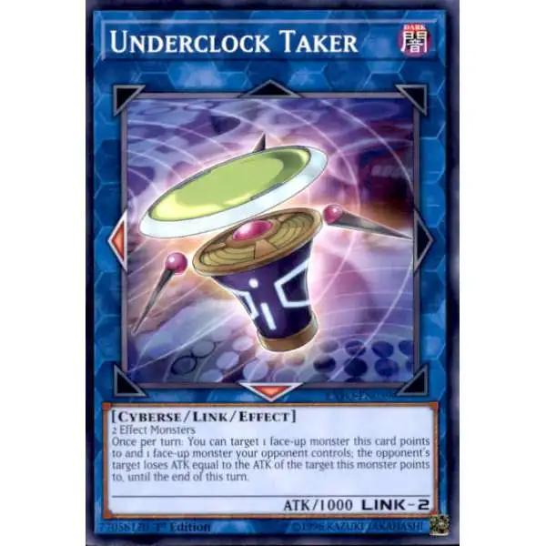 YuGiOh Trading Card Game Extreme Force Common Underclock Taker EXFO-EN039