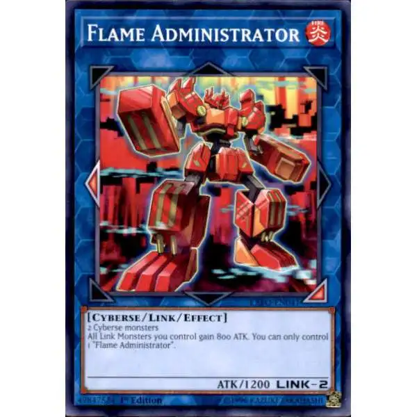 YuGiOh Trading Card Game Extreme Force Common Flame Administrator EXFO-EN041