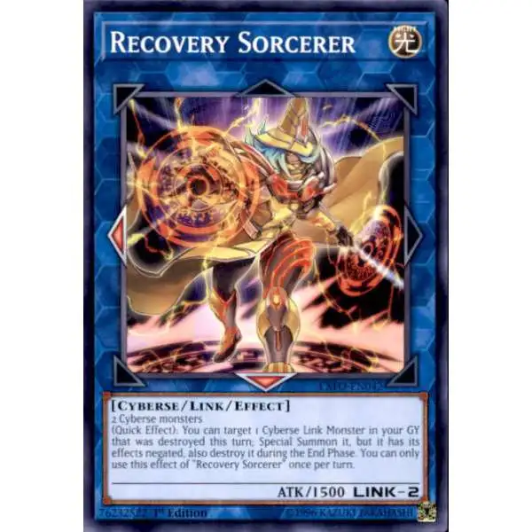 YuGiOh Trading Card Game Extreme Force Common Recovery Sorcerer EXFO-EN042